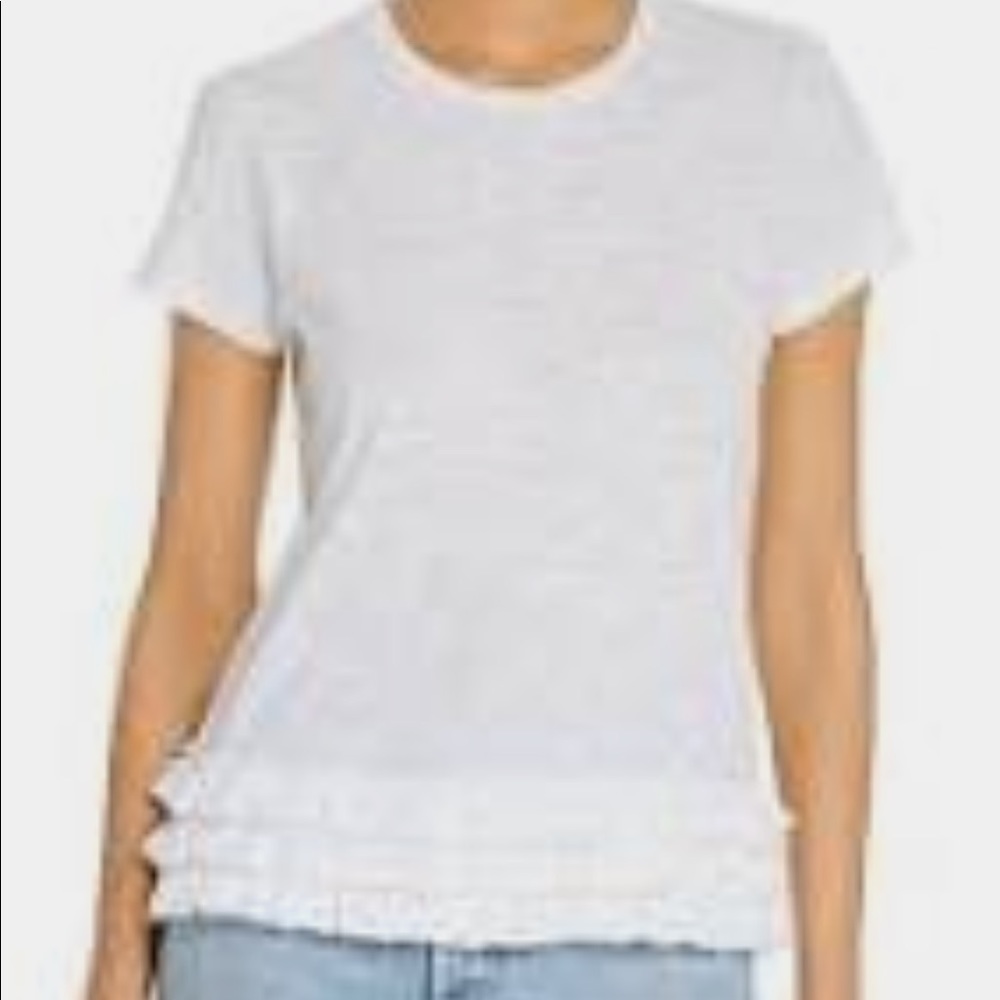 Goldie cotton ruffle tee